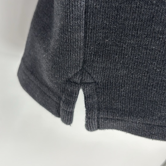 Eddie Bauer Henley Pullover Sweatshirt Men’s Size Large in Dark Charcoal Gray - Picture 6 of 9